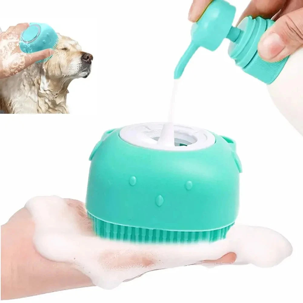 Silicone Pet Bath Massage Glove