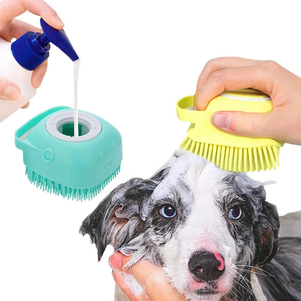 Silicone Pet Bath Massage Glove